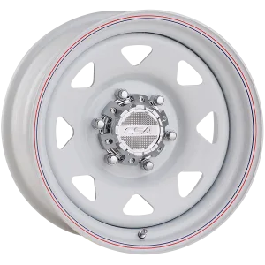 Ranger White Steel wheel aspect